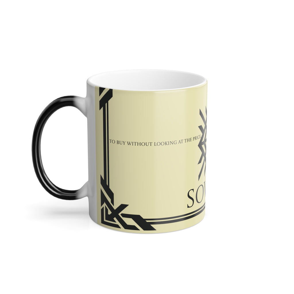 Sovran Logo Color Morphing Mug — 11oz Heat-Reactive Ceramic