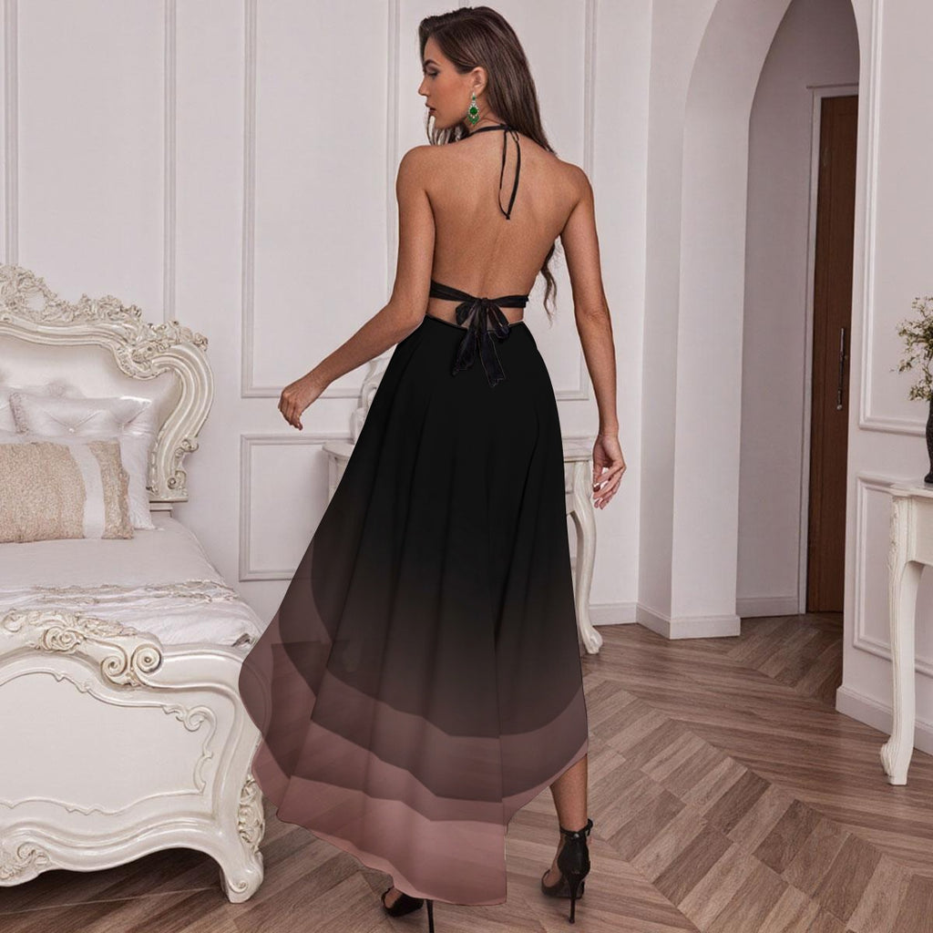 SOVRAN Women’s Elegant Mesh Lace Evening Dress