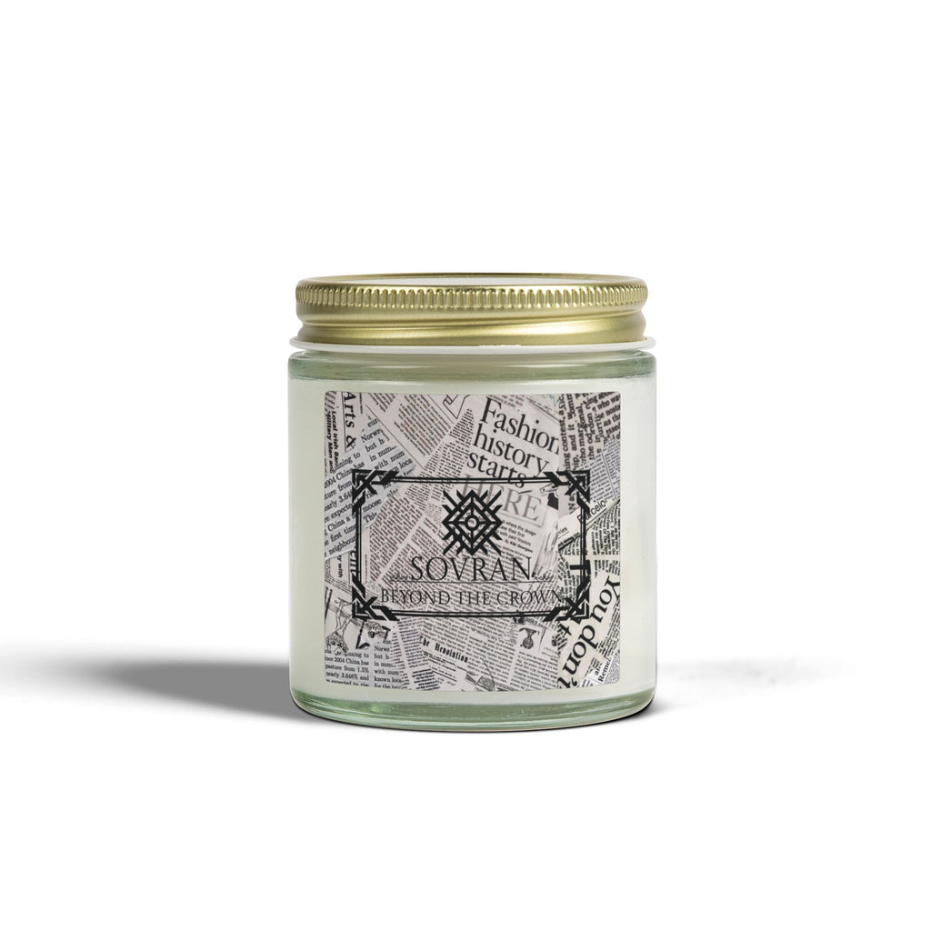 SOVRAN Coconut Apricot Scented Candle (4oz & 9oz) — Hand-Poured Soy Wax Jar