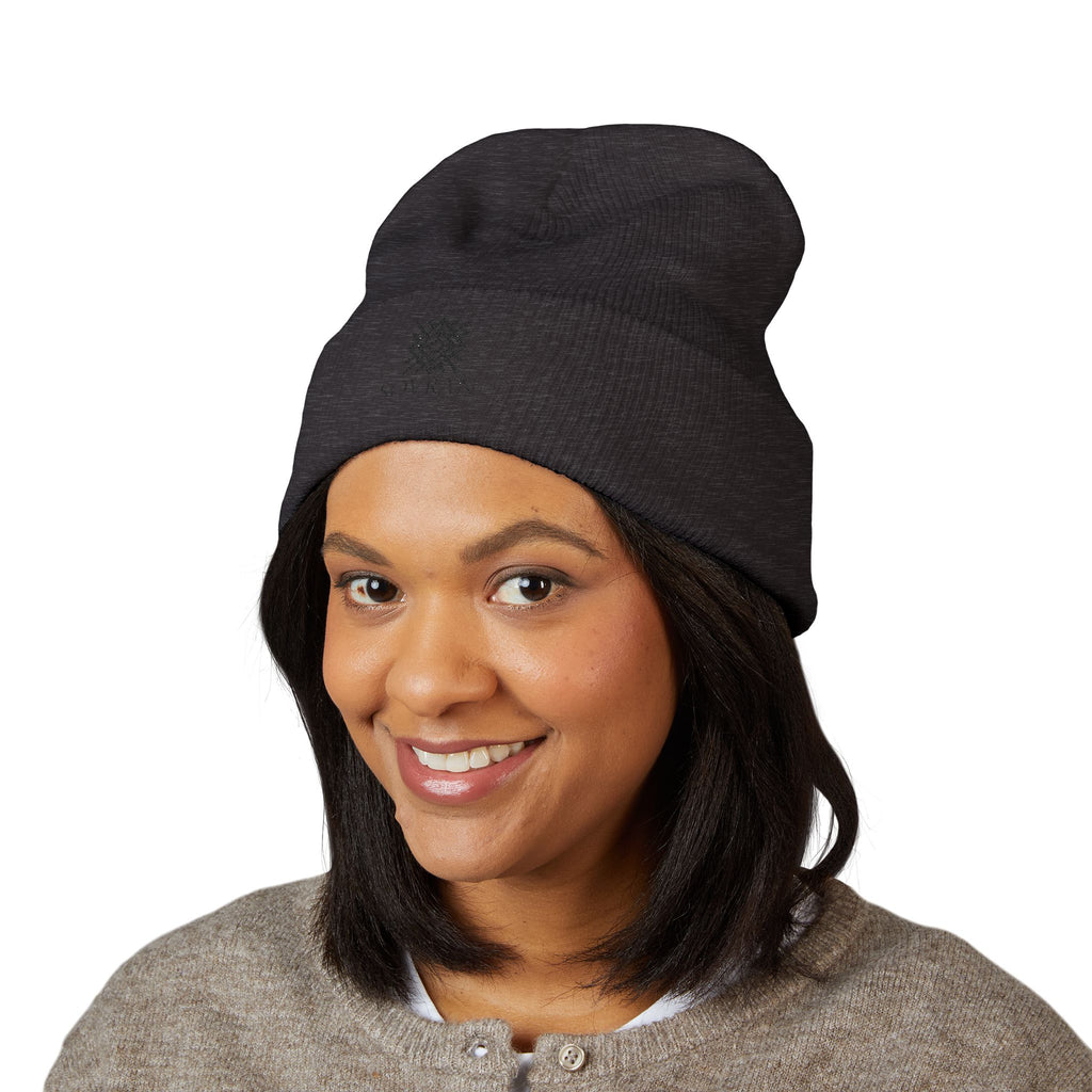Embroidered Sovran Logo Beanie - Classic Cuffed Knit Hat