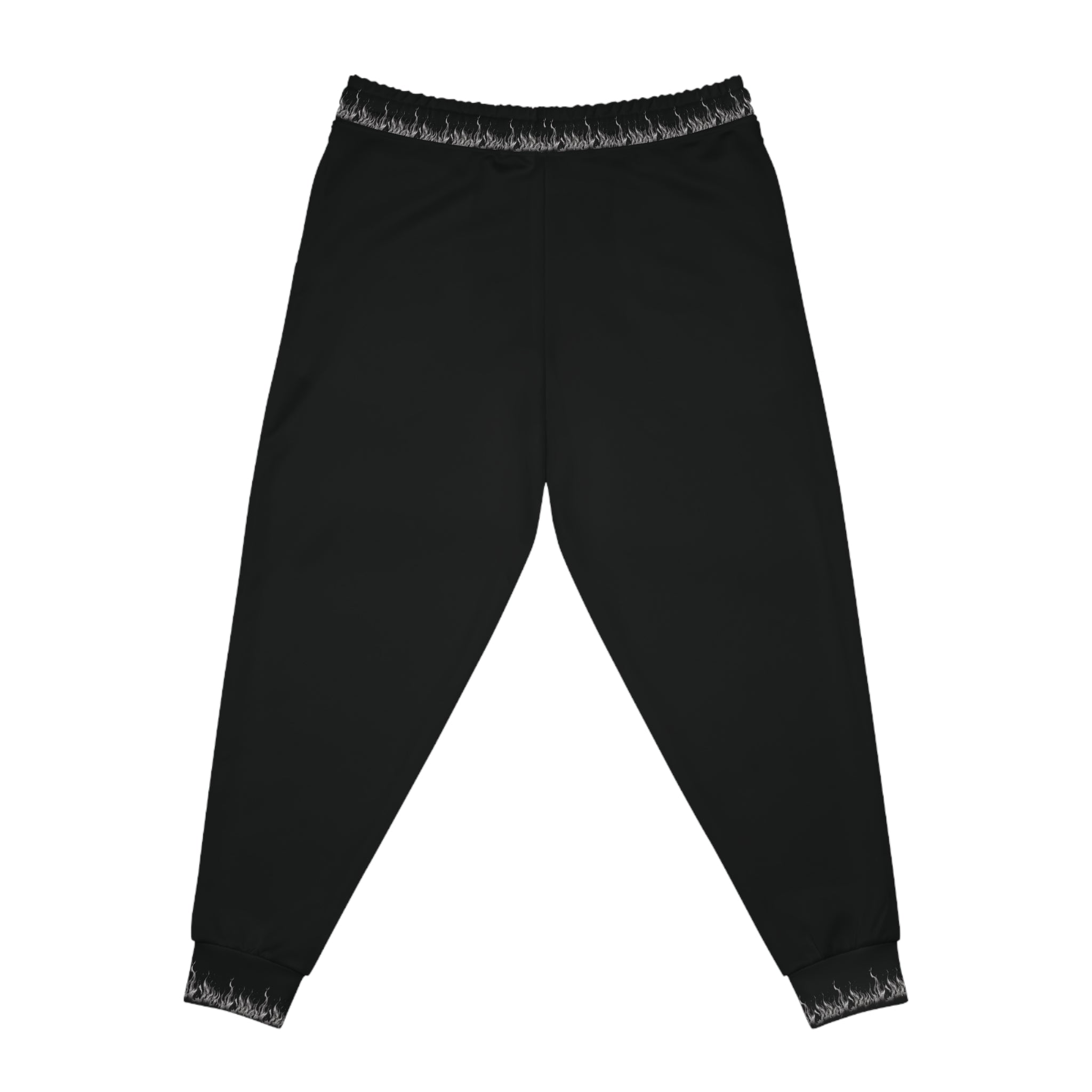 SOVRAN Black Tie-Dye Cuff Athletic Joggers - Comfortable Slim-Fit Sweatpants